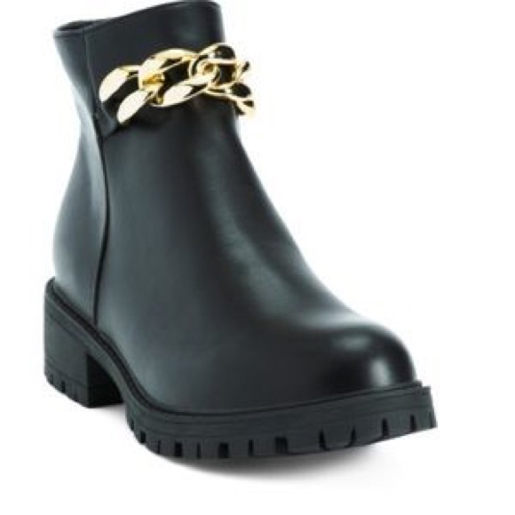 Nicole Miller Shoes - Nicole Miller New York Elle Boots with Gold Chain